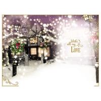 3D Holographic Fantastic Husband Me to You Bear Christmas Card Extra Image 1 Preview